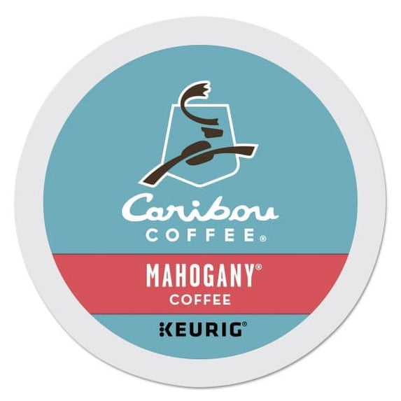 Caribou Coffee Mahogany Coffee K-Cups, 96/Carton, Each
