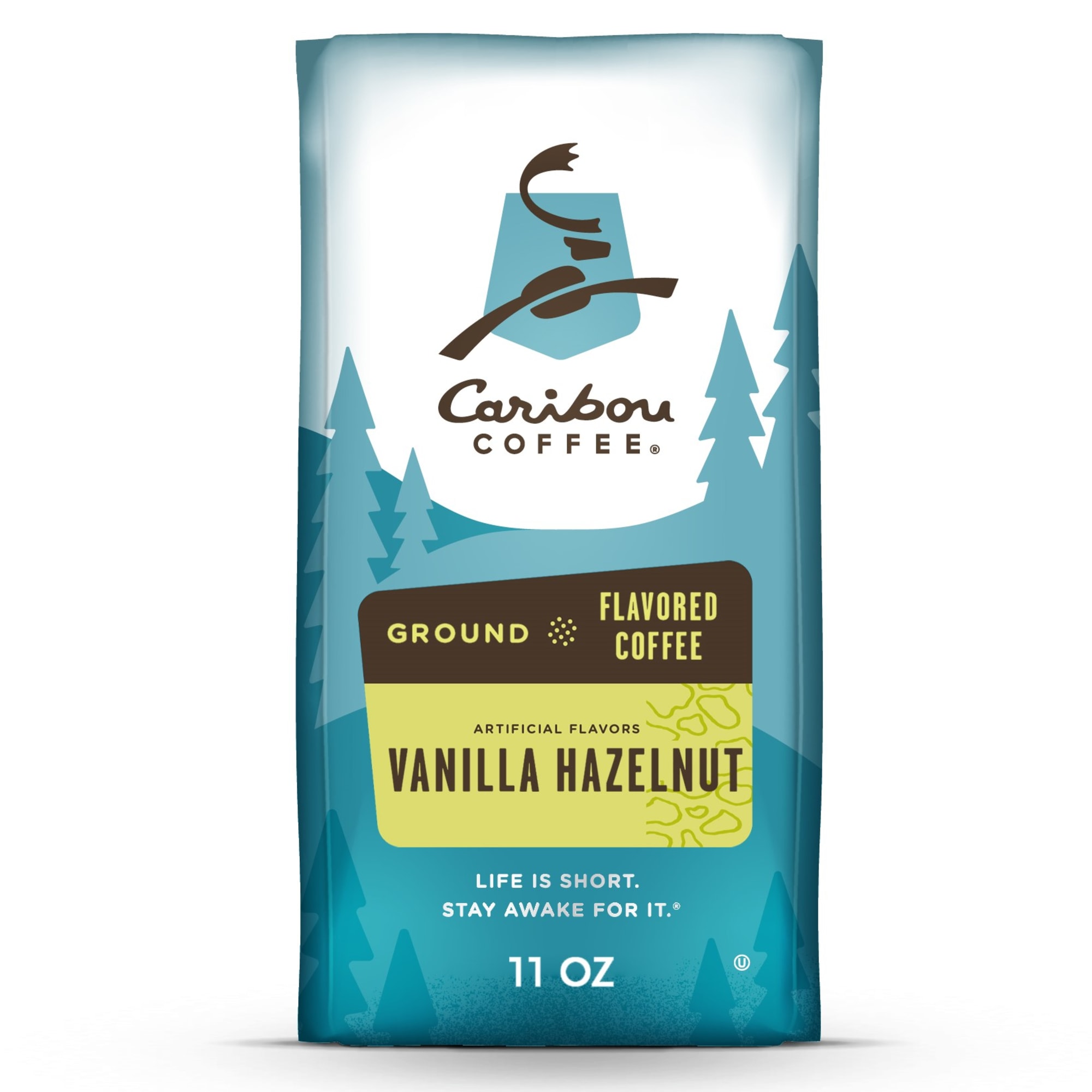 Caribou Coffee Vanilla Hazelnut Dreamstate Flavored Ground Coffee, Premium Medium Roast, 100% Arabica, 11 oz - image 1 of 6