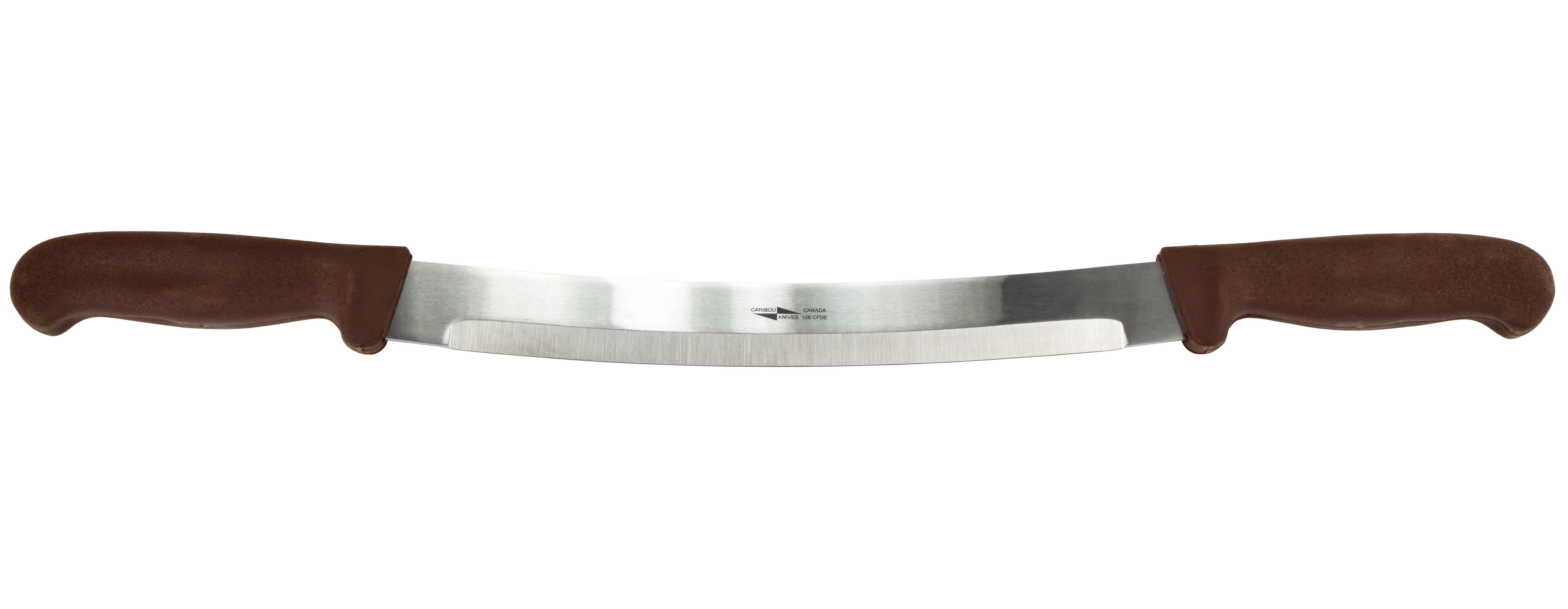 Caribou Double Edged Two Handle Fleshing Knife
