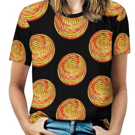 Caribou Lotus Leaf Neck T-Shirt Long Sleeve Women'S T Shirt Elegant Fashion Tops & Tees Caribou Swim Cover Brand Cool Music