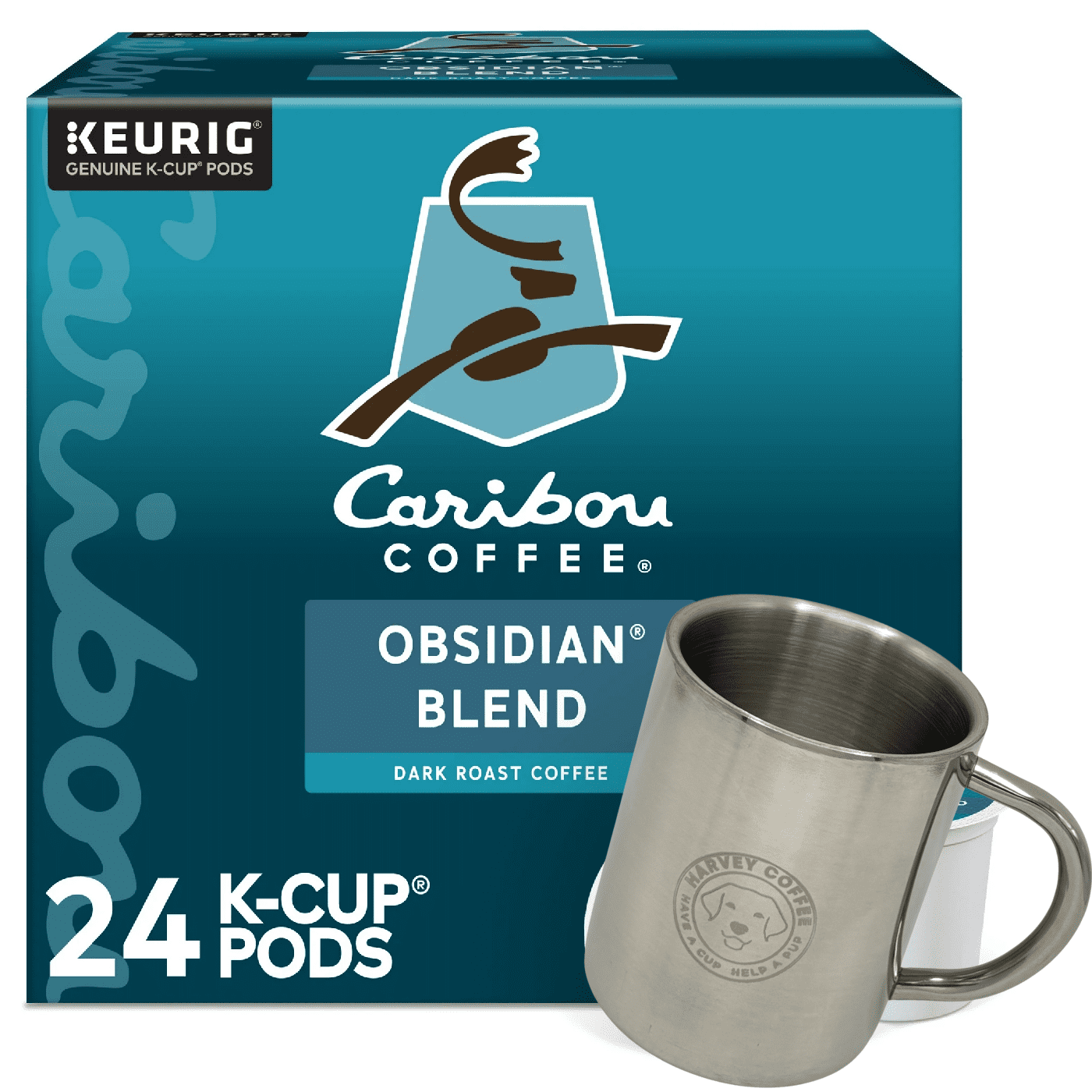 Caribou Coffee & Mug Bundle - Standard roast coffee pods - Walmart Business  Supplies