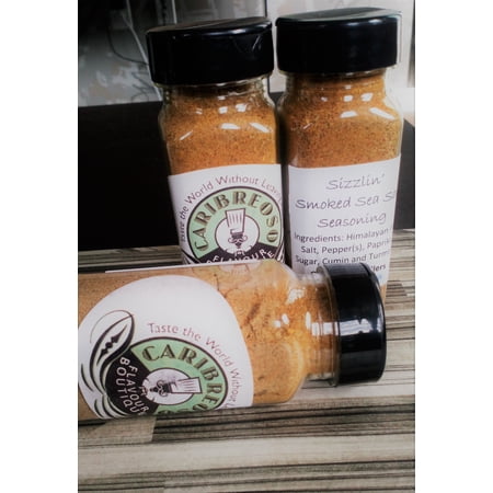 Caribreoso Flavour Boutique Sizzlin' Smoked Sea Salt Seasoning