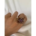 thumbnail image 1 of Carillon Amethyst Ring, Gemstone Cluster 0.11 ct 925 Sterling Silver Ring for Women, Ring Size : 10.5, 1 of 5