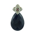 thumbnail image 1 of Carillon Blue Sapphire September Birthstone Natural Gemstone Necklace Pendant 925 Sterling Silver Casual Jewelry | Yellow Gold Plated, 1 of 4