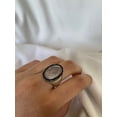 thumbnail image 1 of Carillon Crystal Ring, Natural Gemstone Cluster 6.5 ct 925 Sterling Silver Ring for Women, Ring Size : 7.5, 1 of 4