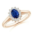 thumbnail image 1 of Carillon Sapphire Ring, Gemstone Ring 0.80 ct 18K Rose Gold for Women, Ring Size : 9, 1 of 1