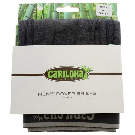 Cariloha Bamboo Boxer Briefs - Carbon Heather Boxer 1 Pc