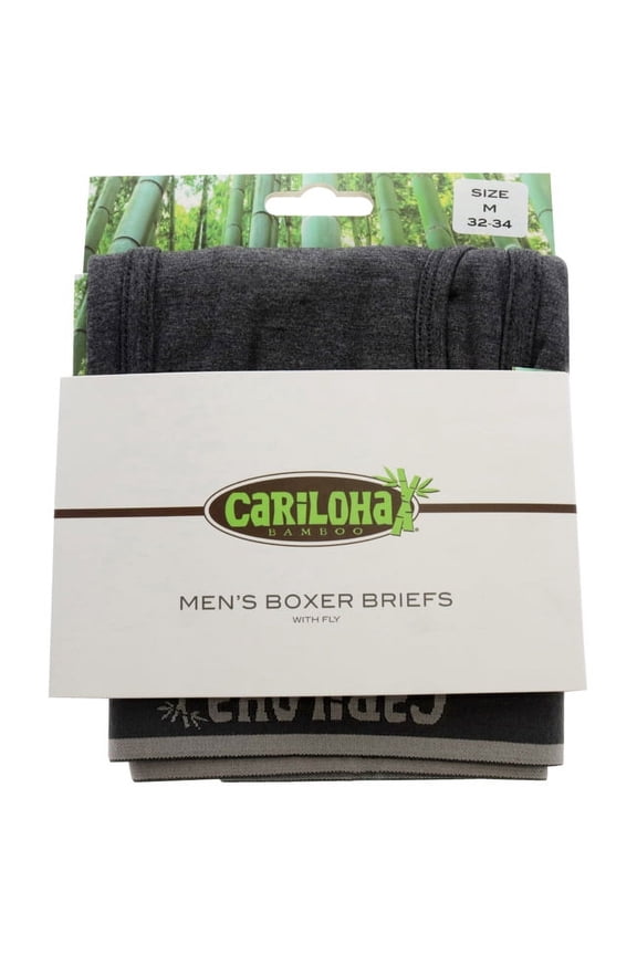 Bamboo Boxer Briefs - Carbon Heather Boxer 1 Pc