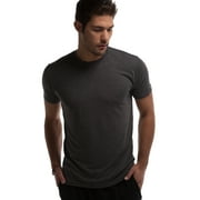 Cariloha Bamboo Comfort Crew Tee - Viscose Fabric With An Innovative Blend Of Bamboo Fibers - Lightweight And Breathable - Naturally Odor And Allergy Resistant - S - Charcoal For Men - 1 Pc