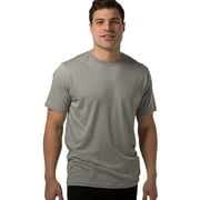 Cariloha Bamboo Comfort Crew Tee - Viscose Fabric With An Innovative Blend Of Bamboo Fibers - Lightweight And Breathable - Naturally Odor And Allergy Resistant - S - Gray For Men - 1 Pc