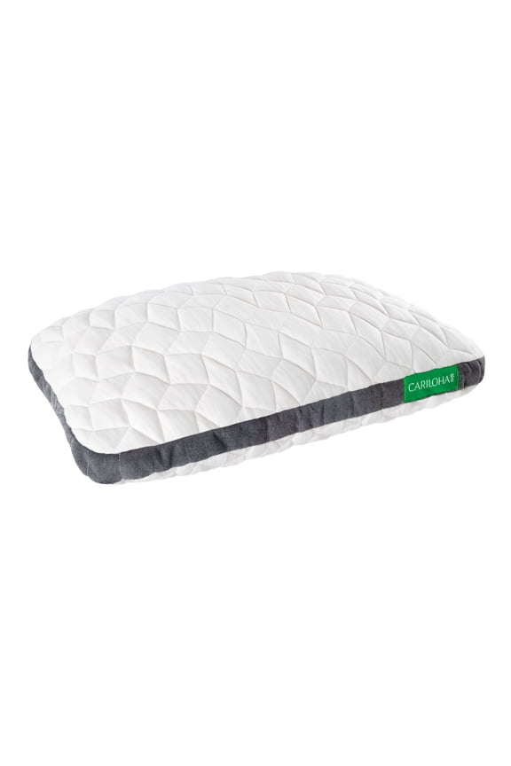 Universal Flex Pillow Charcoal infused Viscose from Bamboo Memory Foam King White