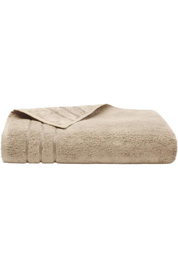 Bath Sheet | Stone | 40"x72" | Turkish Cotton & Viscose Material Blend | Extra Smooth, Odor Resistant and Highly Absorbent