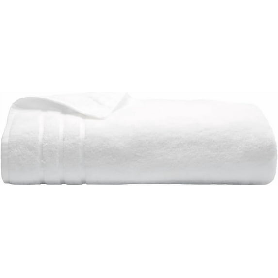 Cariloha Bath Sheet | White | 40"x72" | Turkish Cotton & Viscose Material Blend | Extra Smooth, Odor Resistant and Highly Absorbent