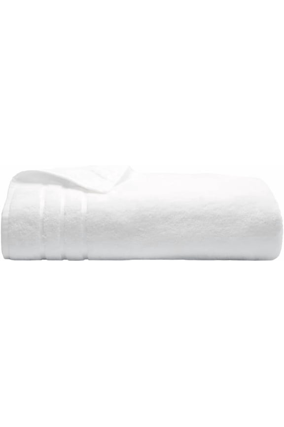 Bath Sheet | White | 40"x72" | Turkish Cotton & Viscose Material Blend | Extra Smooth, Odor Resistant and Highly Absorbent