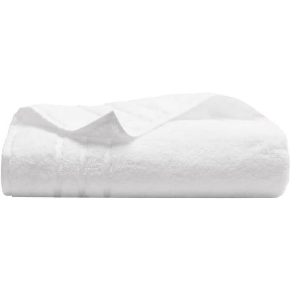 Cariloha Bath Towel | White |28"x54" | Turkish Cotton & Viscose Material Blend | Extra Smooth, Odor Resistant and Highly Absorbent