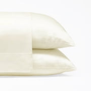 Cariloha Comfy Twill Classic Pillowcase Viscose from Bamboo King 2-Piece Set Ivory