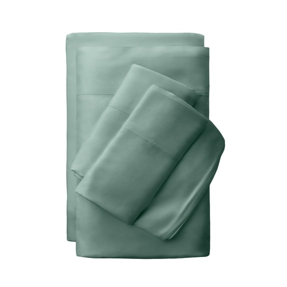 Cariloha Classic Bamboo Viscose 4-PIece Bed Sheet Set - Cooling and Comfortable for Rest and Relaxation - Flat and Fitted Sheet and Two Pillowcases - Twin - Tahitian Breeze