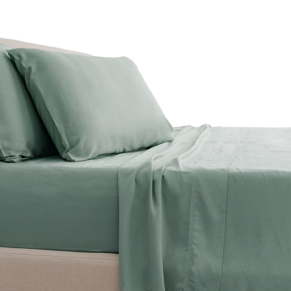 CARILOHA Classic 100% Bamboo Viscose Sheets - 4-Piece King Sheet Set - 18 in Extra Deep Pockets - OEKO-TEX Standard 100 - Tahitian Breeze