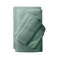 thumbnail image 1 of Cariloha Classic Bamboo Viscose 4-Piece Bed Sheet Set - Cooling and Comfortable for Rest and Relaxation - Flat and Fitted Sheet and Two Pillowcases - Twin - XLarge - Tahitian Breeze, 1 of 7