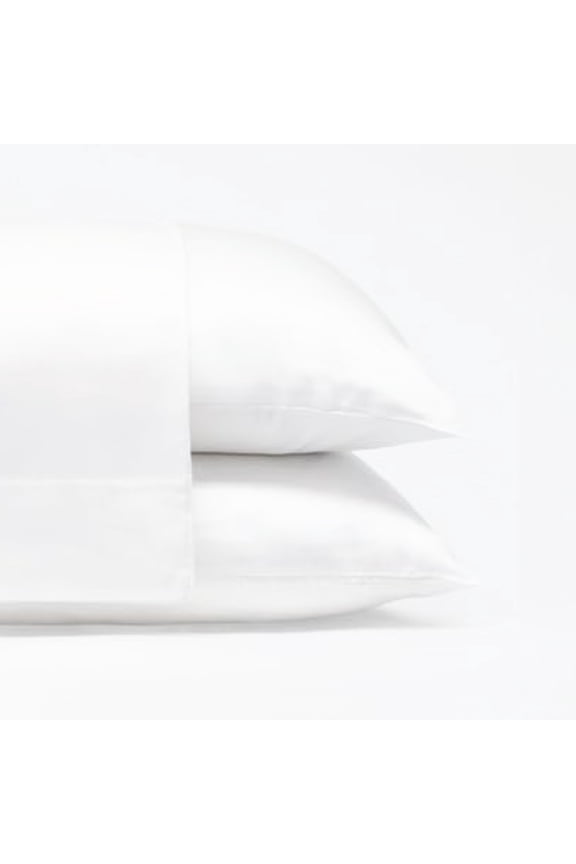Comfy Twill Classic Pillowcase Viscose from Bamboo King 2-Piece Set White