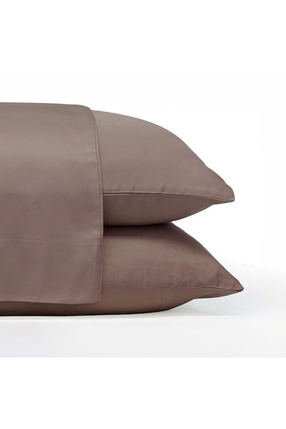 Comfy Twill Classic Pillowcase Viscose from Bamboo Standard 2-Piece Set Ivory