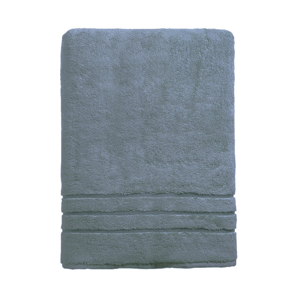 Bamboo Bath Towel - Harbor Gray by Cariloha for Unisex - 1 Pc Towel