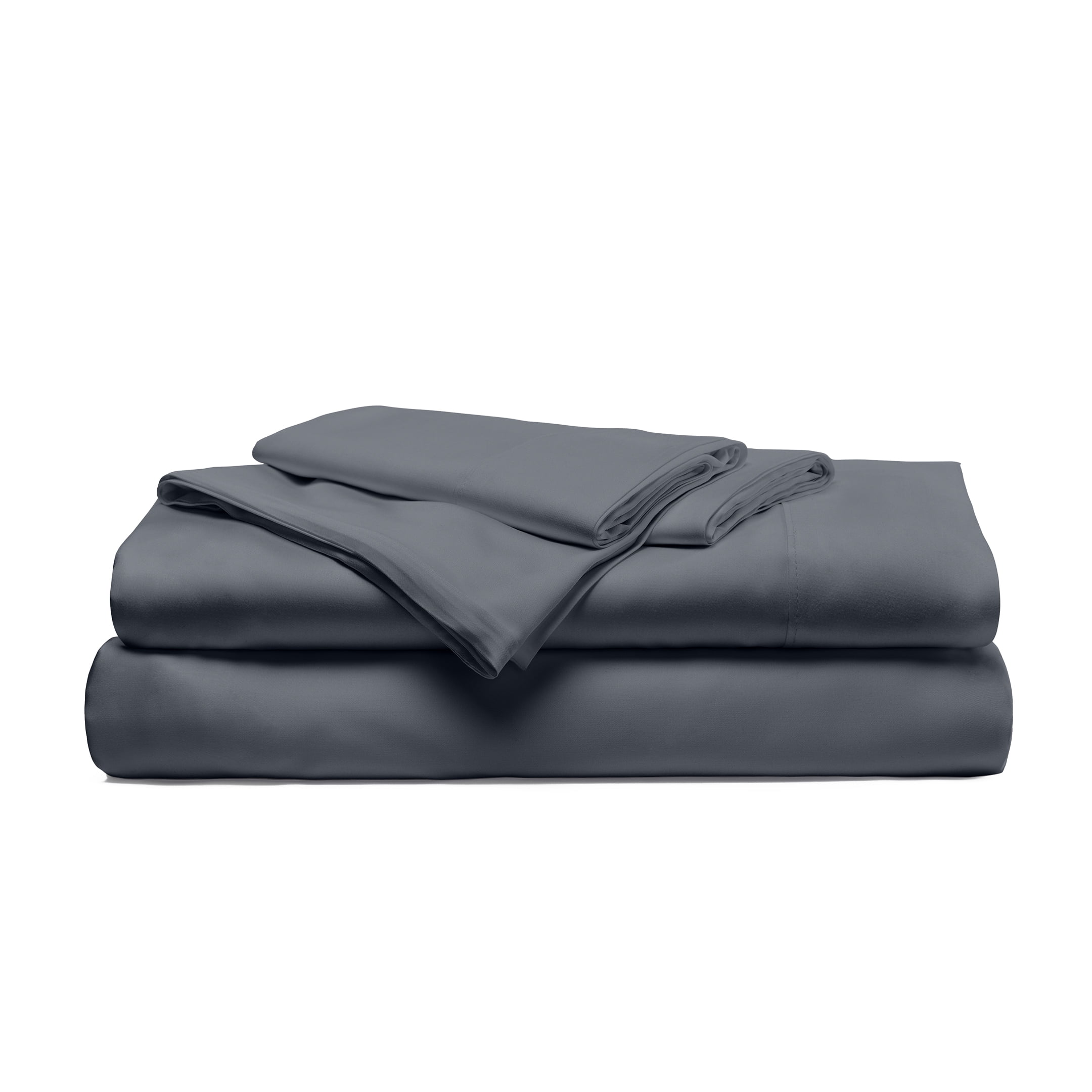 Cariloha Resort Bamboo Viscose 4-Piece Bed Sheet Set - Cooling, Odor-Resistant, Sustainable, Hypoallergenic, Soft and Durable - Flat and Fitted Sheets and Two Pillowcases - King - Blue Lagoon