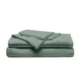 thumbnail image 1 of Cariloha Resort Bamboo Viscose 4-Piece Bed Sheet Set - Cooling, Odor-Resistant, Sustainable, Hypoallergenic, Soft and Durable - Flat and Fitted Sheets and Two Pillowcases - King - Ocean Mist, 1 of 7