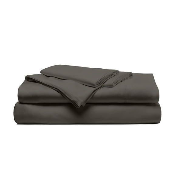 Cariloha Resort Bamboo Viscose 4-Piece Bed Sheet Set - Cooling, Odor-Resistant, Sustainable, Hypoallergenic, Soft and Durable - Flat and Fitted Sheets and Two Pillowcases - Split King - Onyx