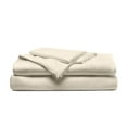 thumbnail image 1 of Cariloha Resort Bamboo Viscose 4-Piece Bed Sheet Set - Odor-Resistant, Sustainable, Hypoallergenic, Soft and Durable - Flat and Fitted Sheets and Two Pillowcases - California King - Coconut Milk, 1 of 7