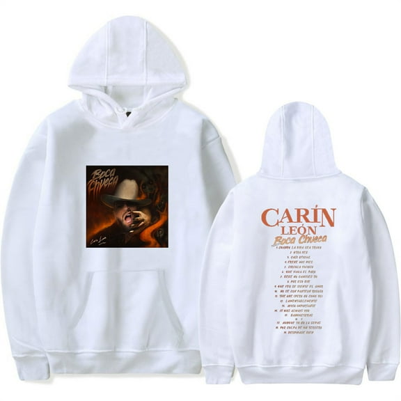 Carin Leon Boca Chueca 2024 Tour Hoodie Cosplay Sweatshirt Hip Hop Clothes Unisex Tops
