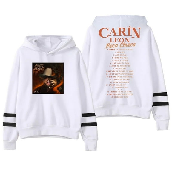 Carin Leon Boca Chueca 2024 Tour Pullovers Hoodies Unisex Pocketless Sweatshirts