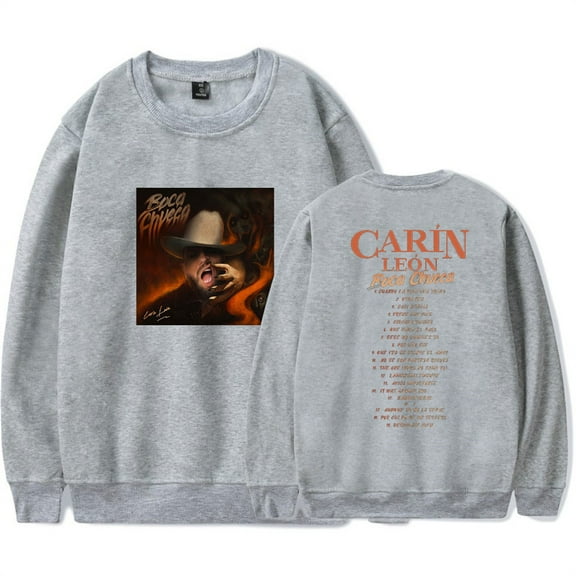 Carin Leon Boca Chueca 2024 Tour Sweatshirts Hip Hop Crewneck Streetwear Pullovers