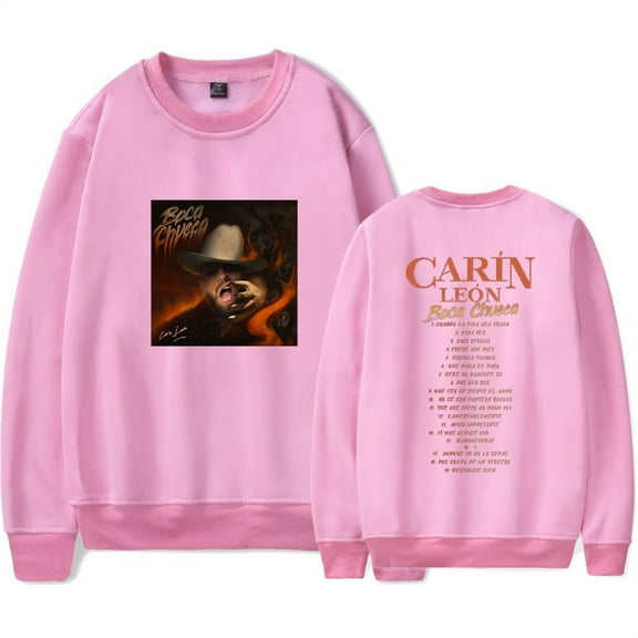 Carin Leon Boca Chueca 2024 Tour Sweatshirts Hip Hop Crewneck Streetwear Pullovers