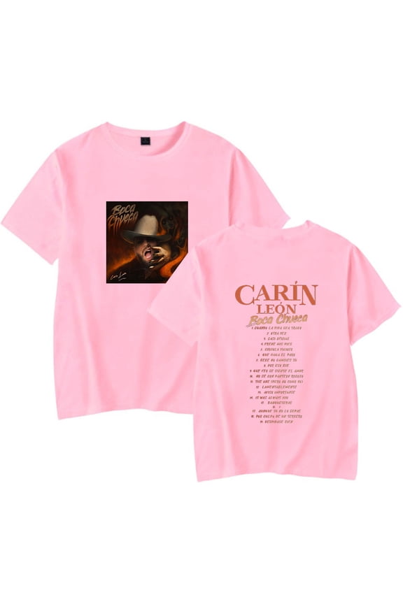 Carin Leon Boca Chueca 2024 Tour T-shirt Men Women Short Sleeve Fashion Tee Shirt