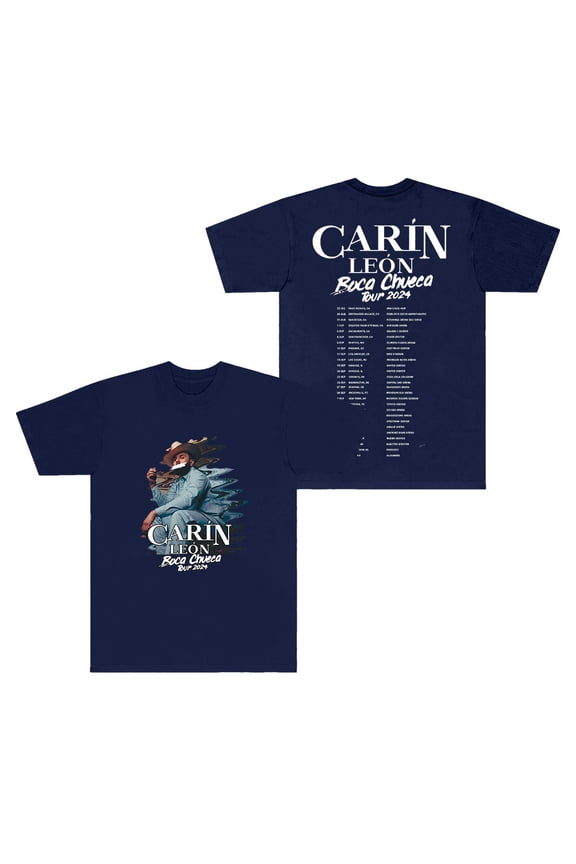 Carin Leon Boca Chueca Tour 2024 Merch T-Shirt Women Men Crewneck Short Sleeve Fashion Tee
