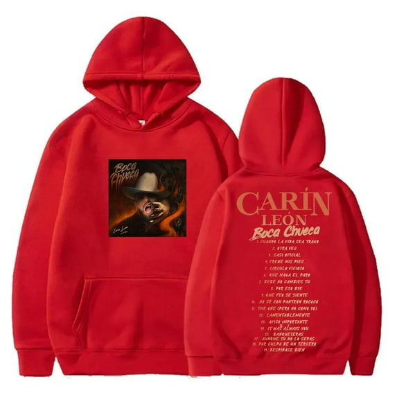 Carin Leon Boca Chueca Tour 2024 Unisex Hoodie - Graphic Print Casual Streetwear