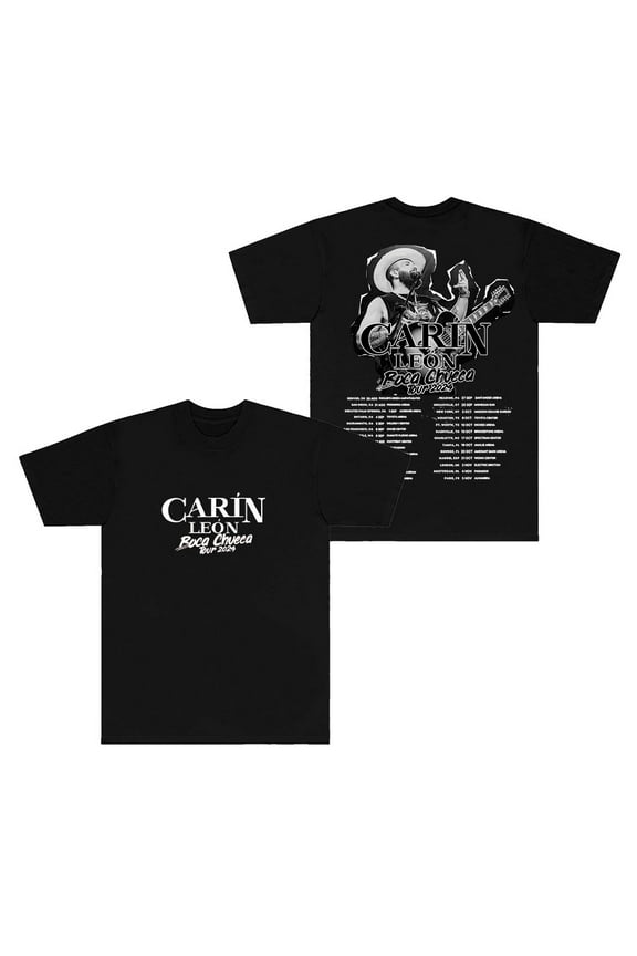 Carin Leon Boca Chueca Tour Dates T-Shirts Summer Women Men Fashion Streetwear Short Sleeve T-Shirts