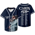 thumbnail image 1 of Carin Leon Boca Chueca Tour Merch Baseball Jersey V-Neck Shirt Short Sleeve Streetwear Fashion Clothes, 1 of 3