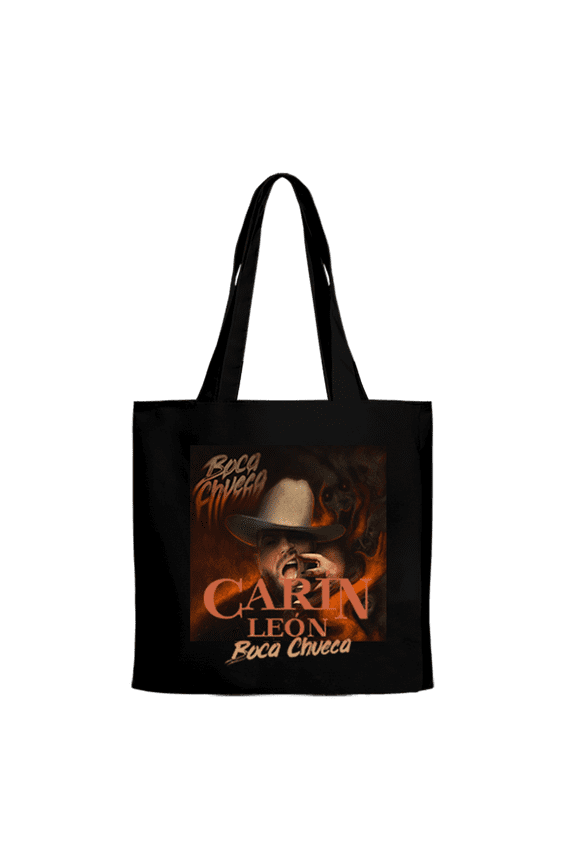 Carin Leon Boca Chueca Tour Merch Shoulder Bags New Logo Tote Unisex Fashion Casual HipHop Canvas Bag