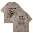 thumbnail image 1 of Carin Leon Tour 2025 Merch T-Shirt Cotton Vintage Wash Cotton T-Shirts Unisex Fashion Short Sleeve top, 1 of 5
