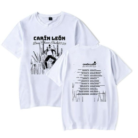 Carin Leon Tour 2025 T-Shirt Merch Summer For Women/Men Unisex Casual O-neck Short Sleeve Tshirt Streetwear