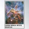 thumbnail image 1 of Carina Nebula: Mystic Mountain Poster Wall Art, Modern Wall Decor, 16x24 UNFRAMED, 1 of 3