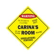 thumbnail image 1 of Carina's Room Sign Crossing Zone Xing | Indoor/Outdoor | 14" Tall kids bedroom decor door children's name boy girl, 1 of 5