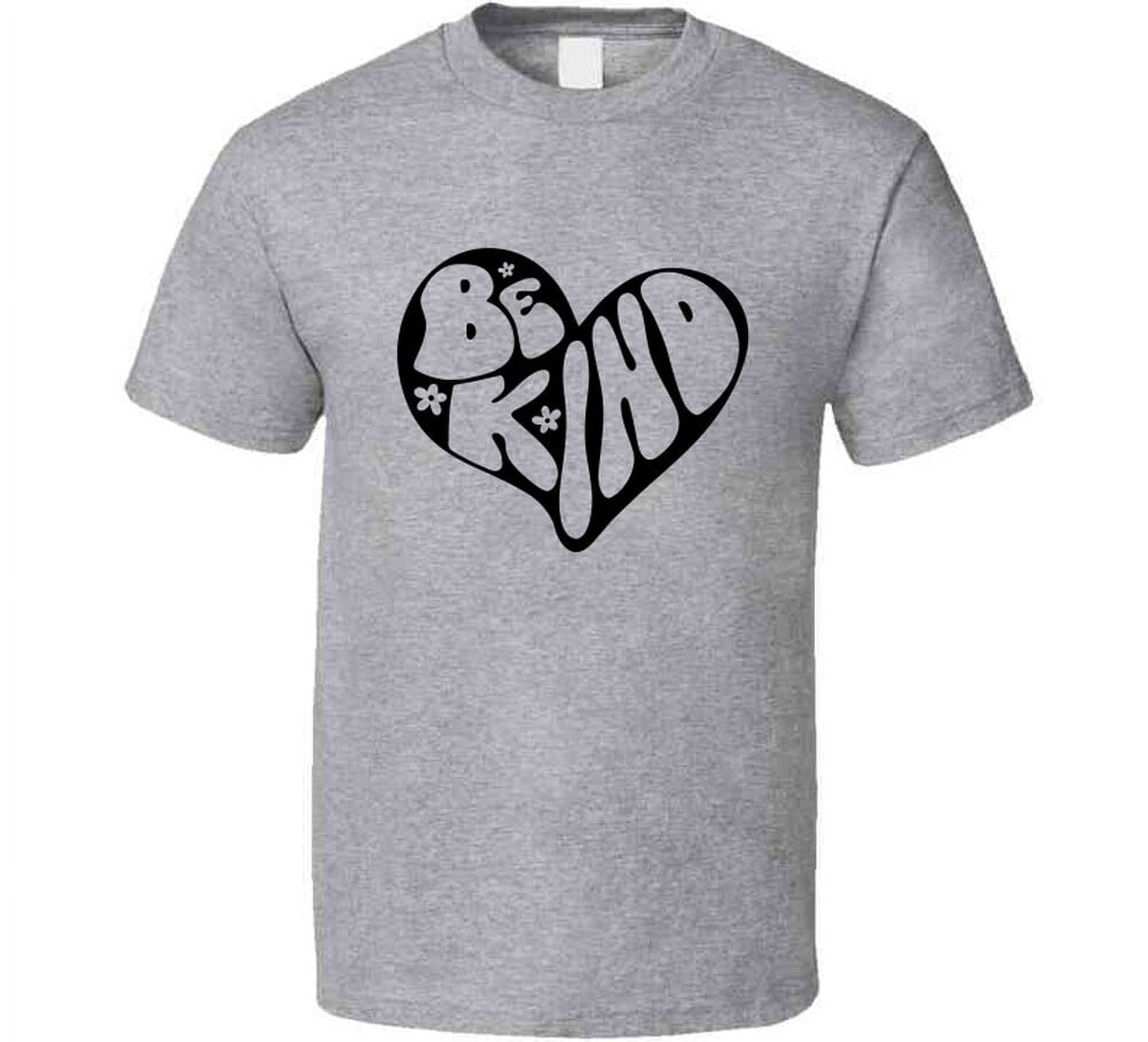 T-Shirt Donna Gildan 'Be Kind' Salute Mentale - Maglietta Ispiratrice In Cotone, Regular Fit, UK