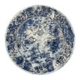 thumbnail image 1 of Carini Distressed Medallion Rug, Classic/Ice Blue, 8ft - 9in x 8ft - 9in Round, 1 of 2