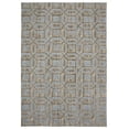thumbnail image 1 of Carini Modern Metallic Geometric, Ice Blue/Taupe, 5ft-3in x 7ft-6in Area Rug, 1 of 7