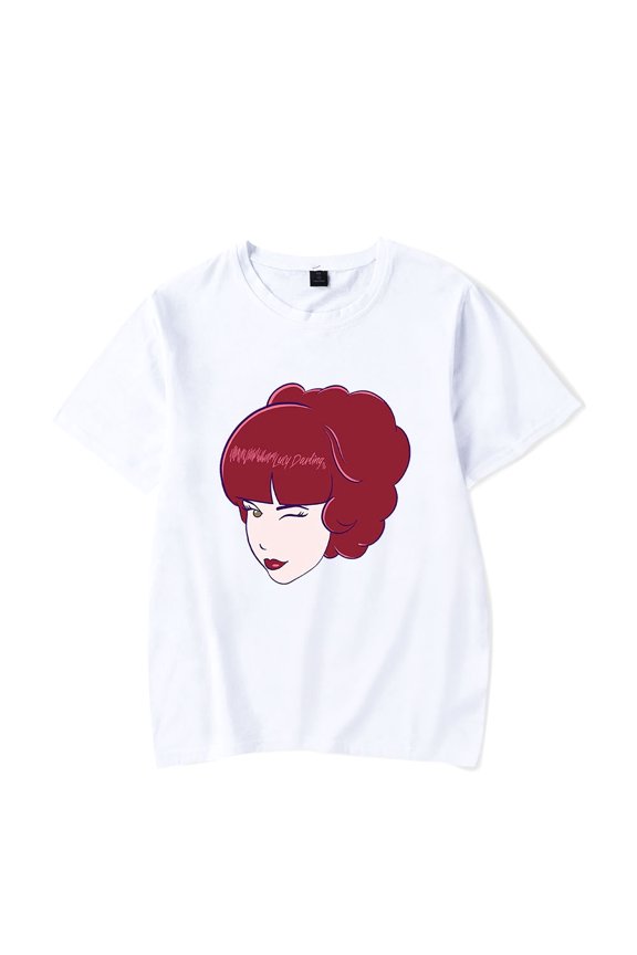 Carisa Hendrix Merch Lucy Darling Head T-Shirt Unisex Fashion Tour Comedy Funny Short Sleeve Summer Jumpers Streetwear Fan Merch