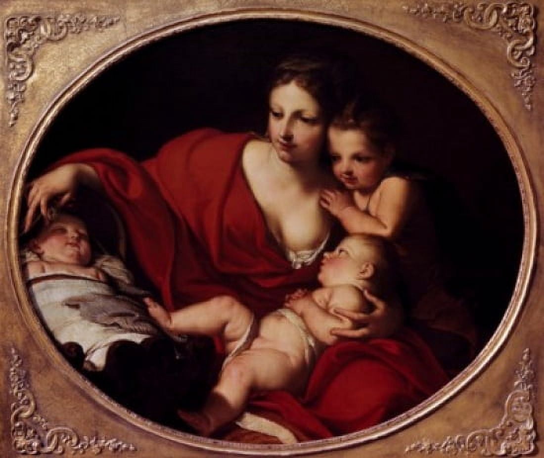 Carita Carto Cignani (1559-1613 Italian) Canvas Art - Carto Cignani (18 x 24)