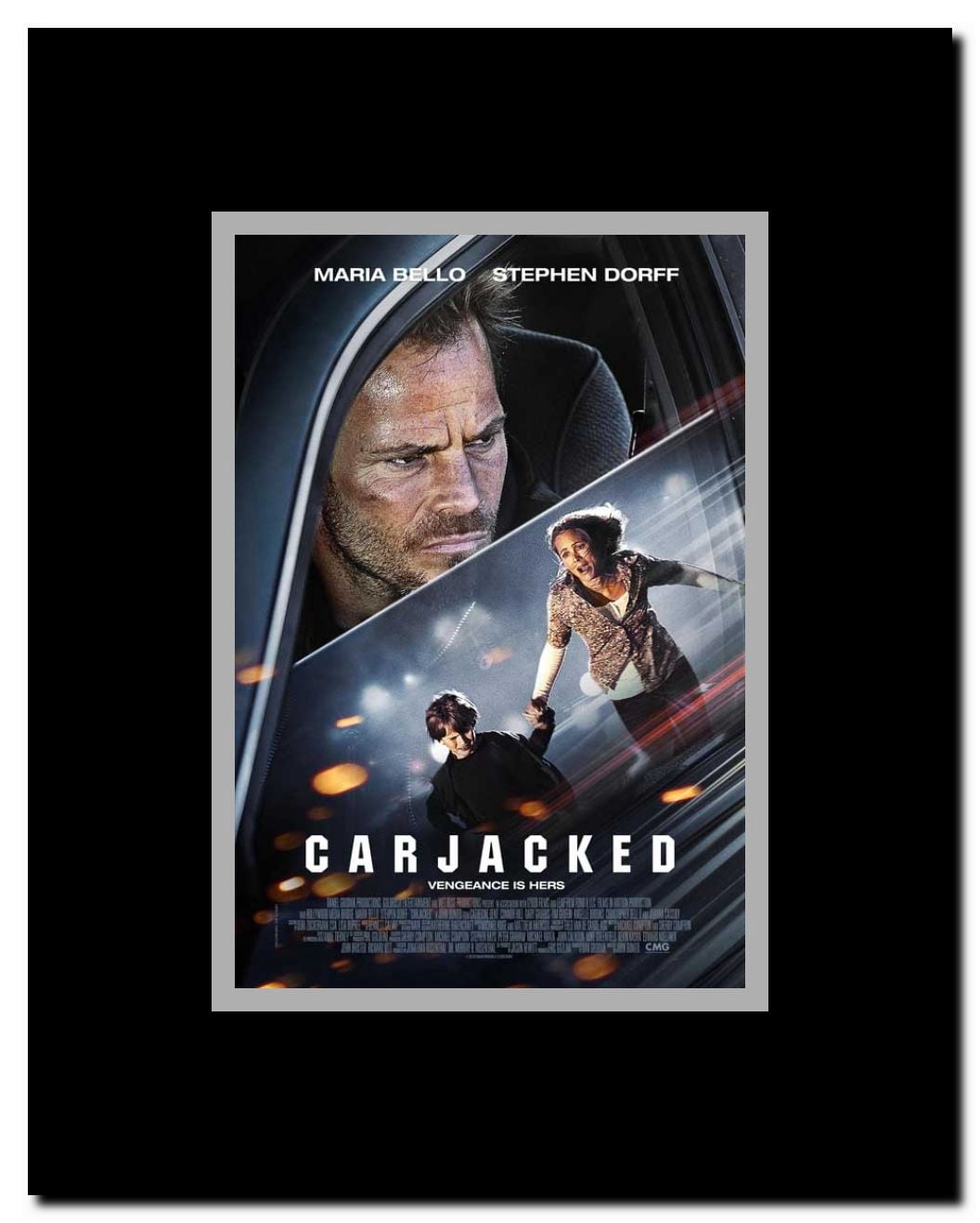 Carjacked Framed Movie Poster
